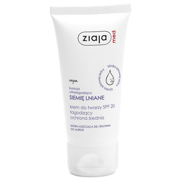 

Успокаивающий крем для лица с spf20, 50 мл Ziaja Med Kuracja po zabiegach