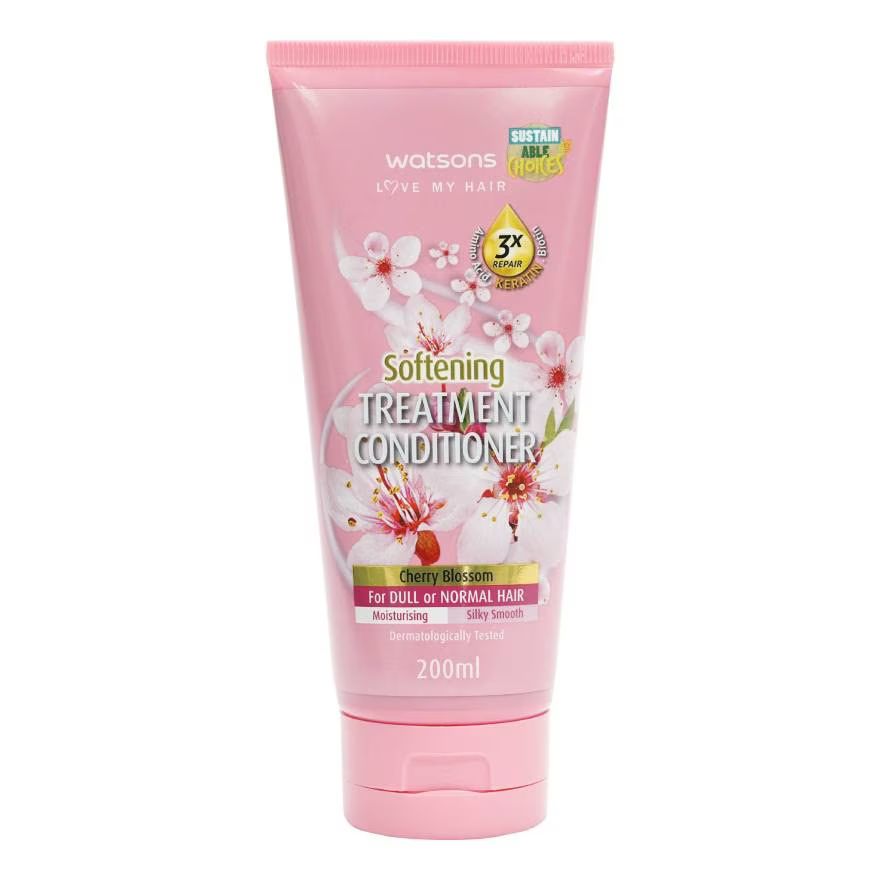 

Watsons Лечебный кондиционер Cherry Blossom для тусклых и нормальных волос 200мл, White