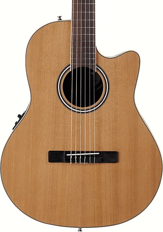 

Акустическая гитара Ovation Applause Balladeer Acoustic-Electric Classical Guitar, Natural Cedar