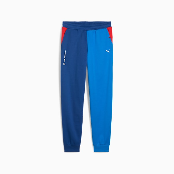 Штаны для автоспорта для больших детей Bmw M Motorsport Essentials Puma, синий — фото 4