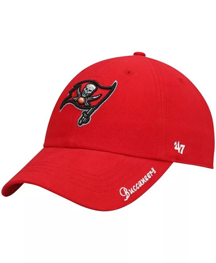 

Женская красная кепка Tampa Bay Buccaneers Miata Clean Up Secondary Adjustable '47 Brand