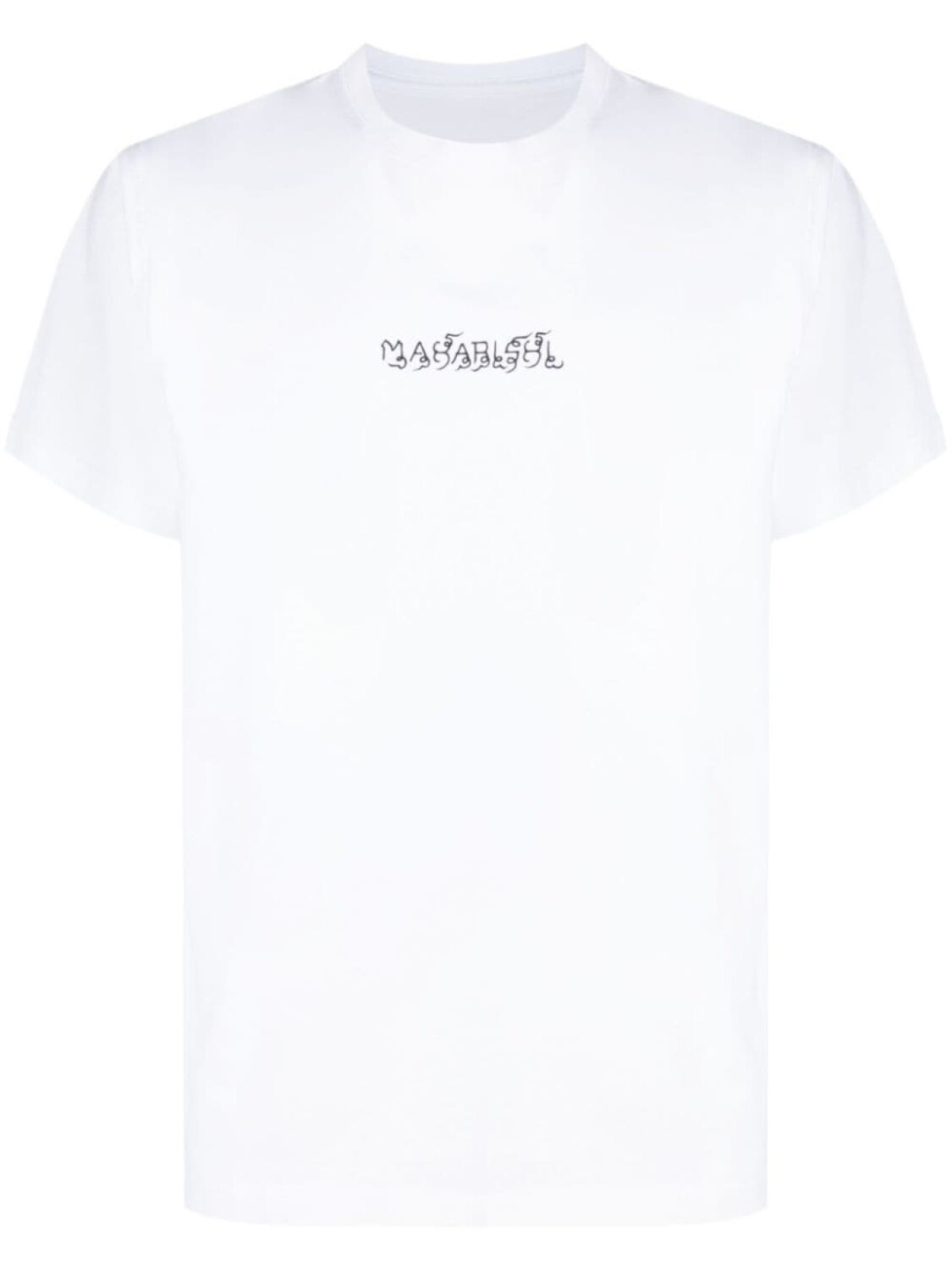 

Maharishi футболка из органического хлопка с логотипом, белый
