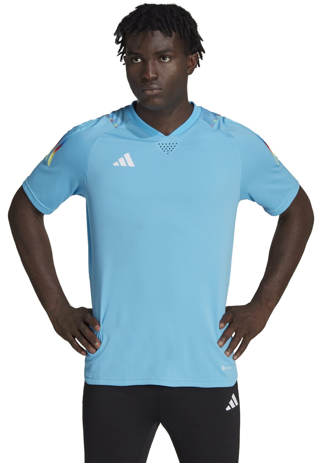 Спортивная футболка FUSSBALL TIRO WORLD CUP adidas, синий — фото 4