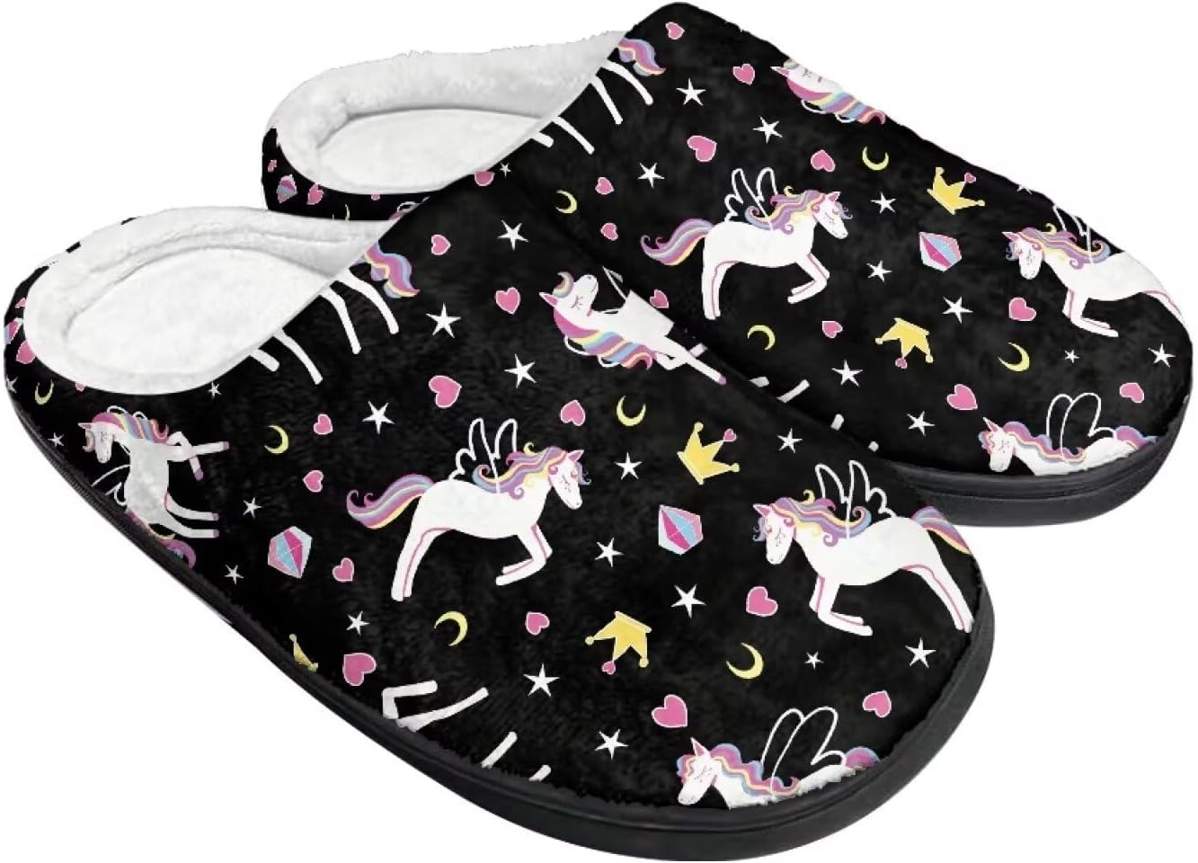 

Зимние теплые домашние тапочки для женщин и мужчин, мягкие домашние тапочки, пушистые удобные тапочки, тапочки на мягкой подошве, противоскользящие Baxinh, черный