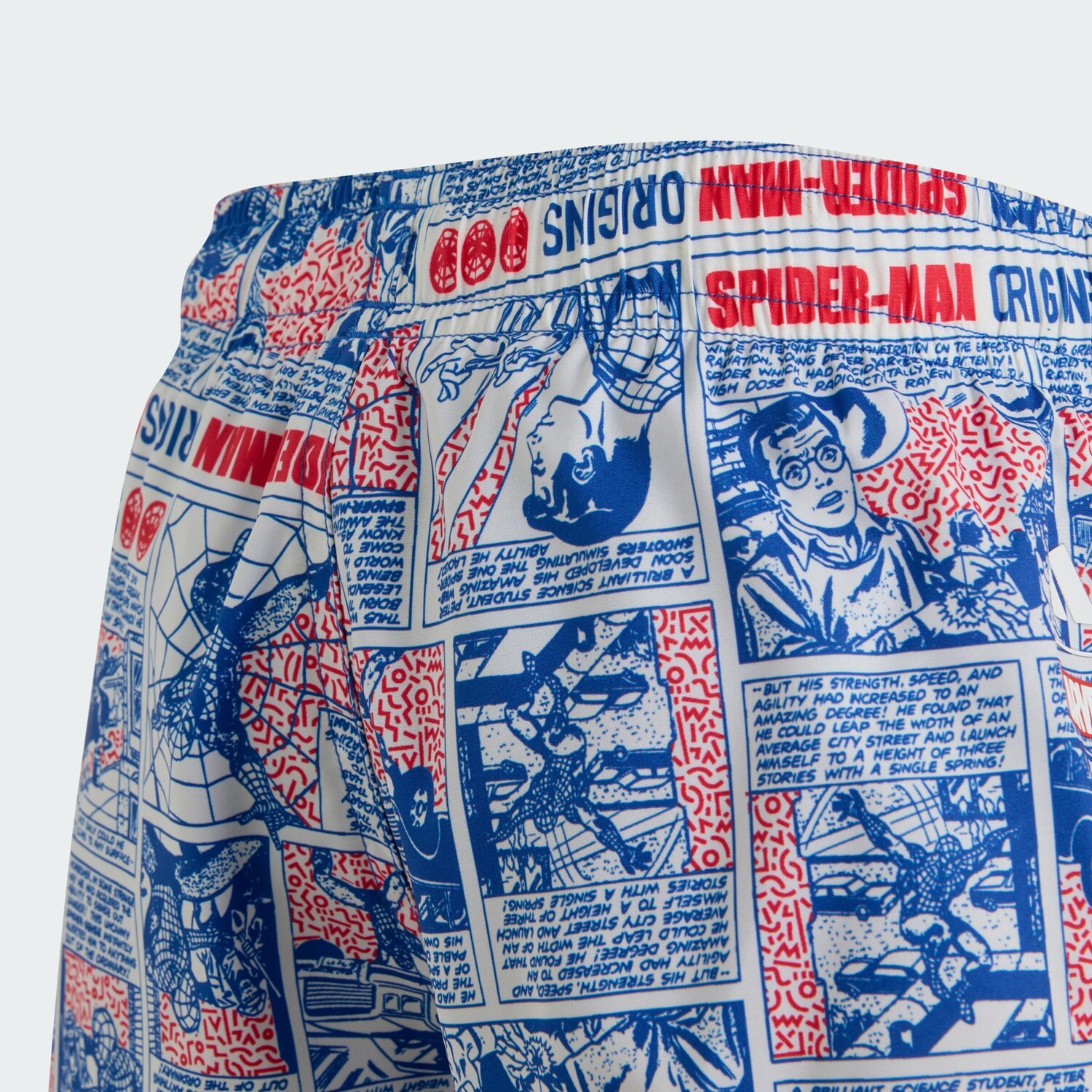 Adidas Sportswear Спортивное плавки 'Adidas x Marvel Spider-Man' в цвете Marine Blue — фото 4