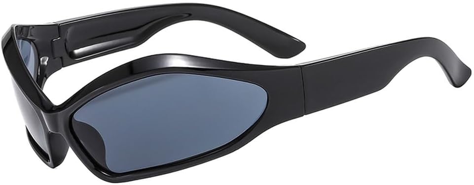 

Панк-солнцезащитные очки для женщин, модные овальные солнцезащитные очки для мужчин, солнцезащитные очки в стиле стимпанк для занятий спортом на открытом воздухе WNCKSQ, C1blackgray