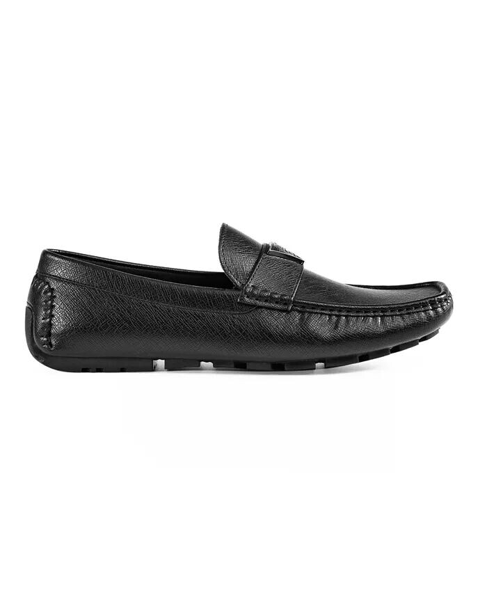 Мужские лоферы Alai Moc Toe Slip On для вождения GUESS, черный — фото 2