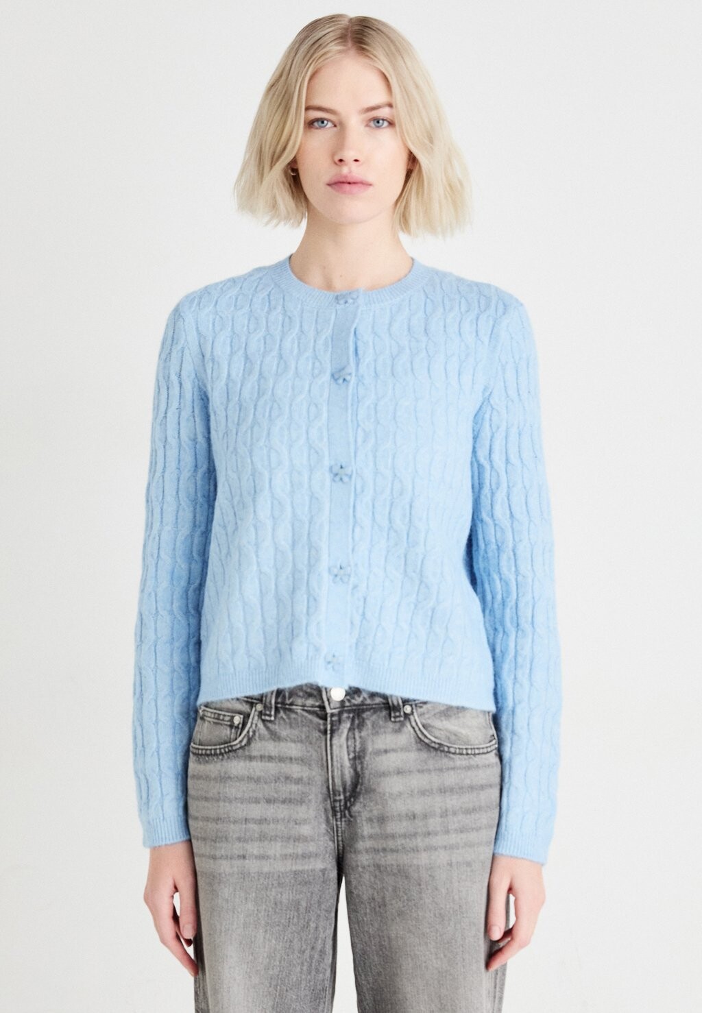 

Кардиган VMELYA O NECK CARDIGAN Vero Moda, светло-голубой