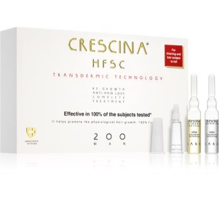 

Transdermic 200 Восстановление роста и против выпадения волос - 4 мл Crescina