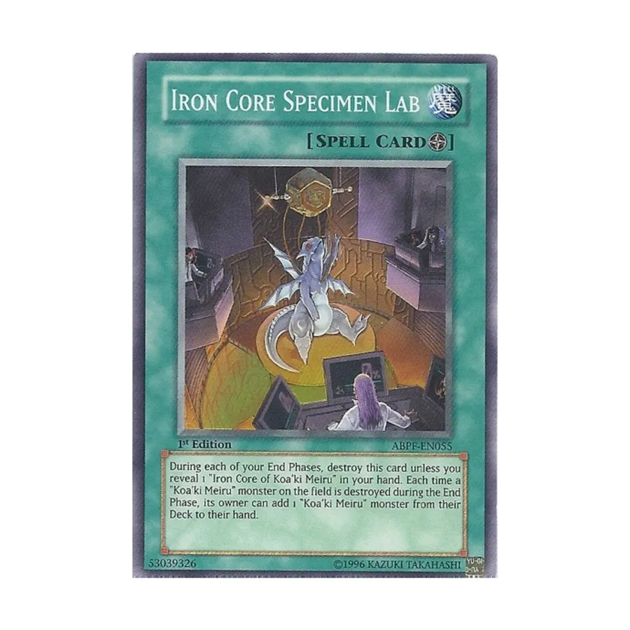 

CCG Лаборатория образцов железных сердечников (супер редкий), Yu-Gi-Oh - Absolute Powerforce - Singles