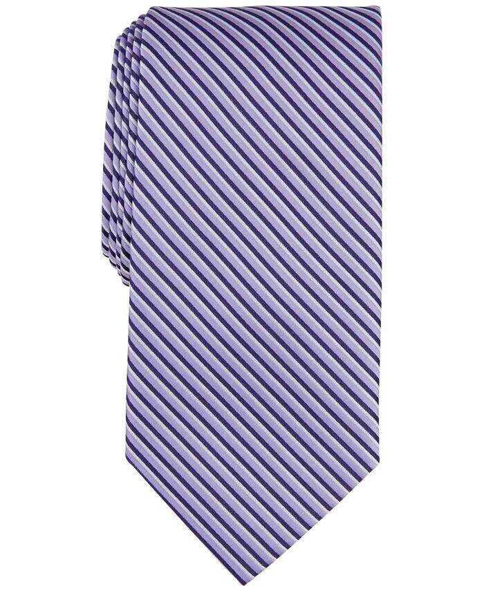 

Мужской галстук в полоску Keen Perry Ellis, фиолетовый