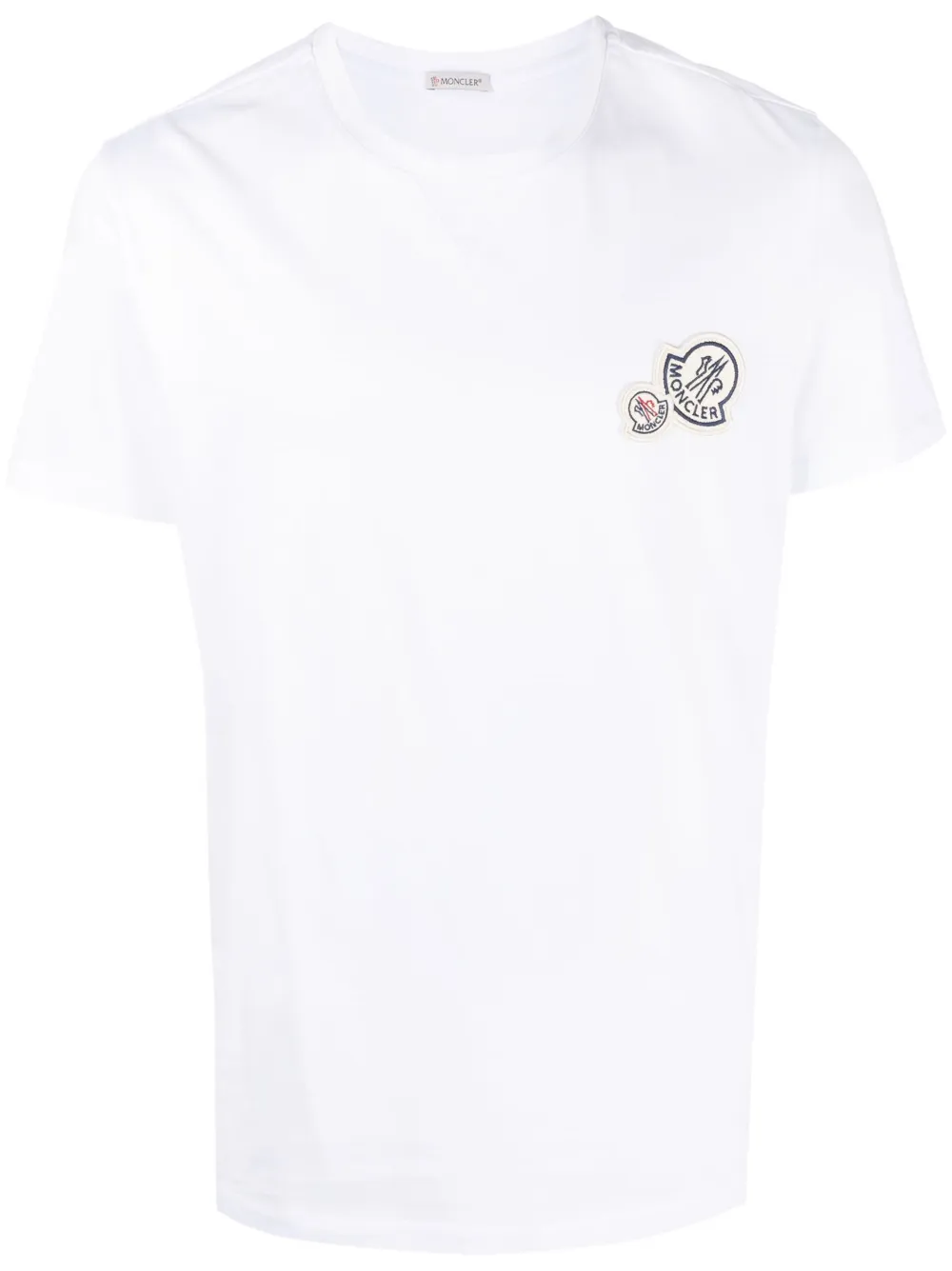 

Футболка из джерси с нашивкой-логотипом MONCLER, белый