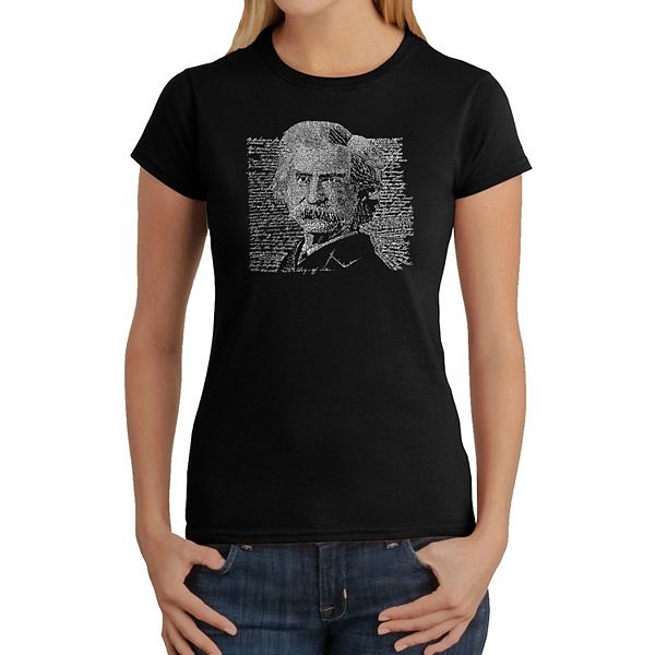 

Футболка с принтом Mark Twain La Pop Art, Black, Черный, Футболка с принтом Mark Twain La Pop Art, Black