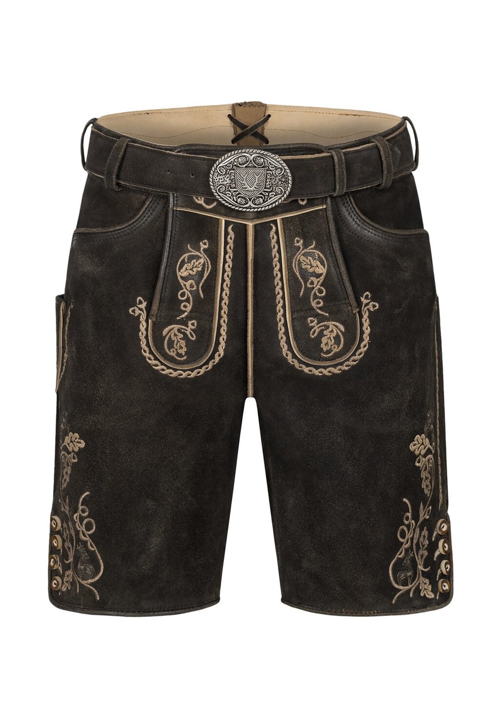 

Кожаные брюки Krüger Dirndl, серый