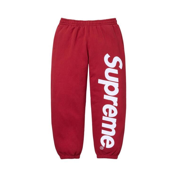 

Спортивные брюки Supreme Satin Appliqué Sweatpant, Dark Red