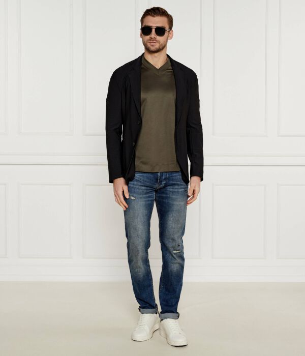 Футболка Emporio Armani Regular Fit, зеленый — фото 2