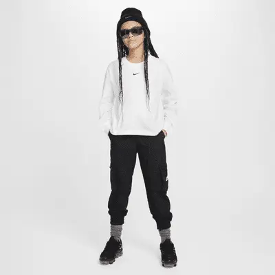 Лонгслив Nike Sportswear Essential, белый — фото 4