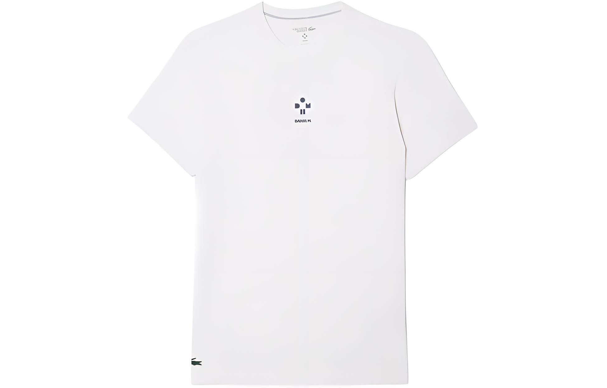 

Футболка с круглым вырезом LACOSTE, белый