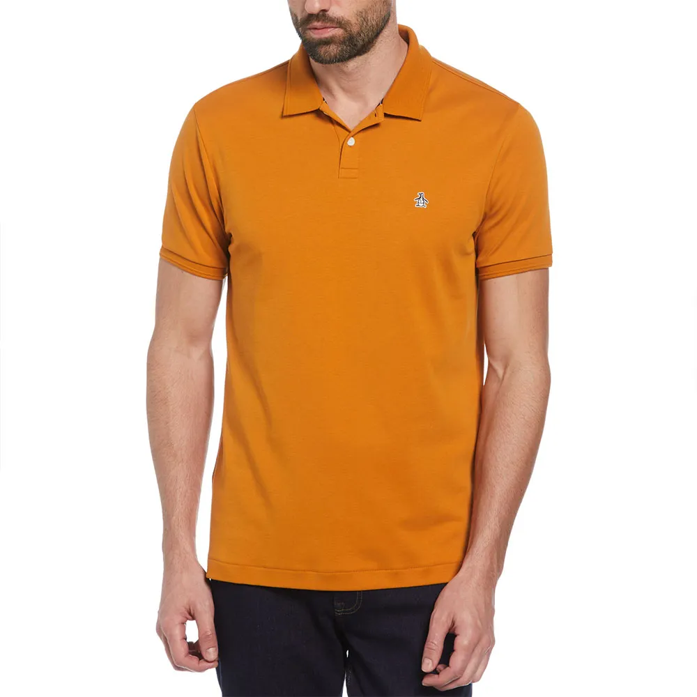 

Поло Original Penguin Daddy Organic Interlock Sticker Pete, оранжевый