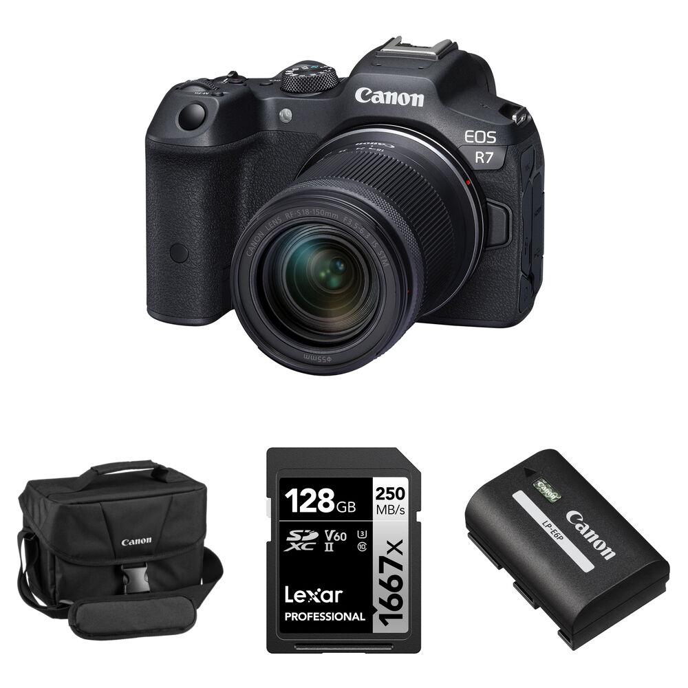 

Беззеркальная камера Canon EOS R7 Mirrorless Camera with 18-150mm Lens and
