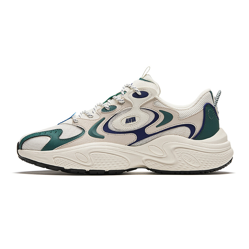 

Кроссовки ANTA Stars Lifestyle Shoes Men Low-top White/green/gray, белый/зеленый