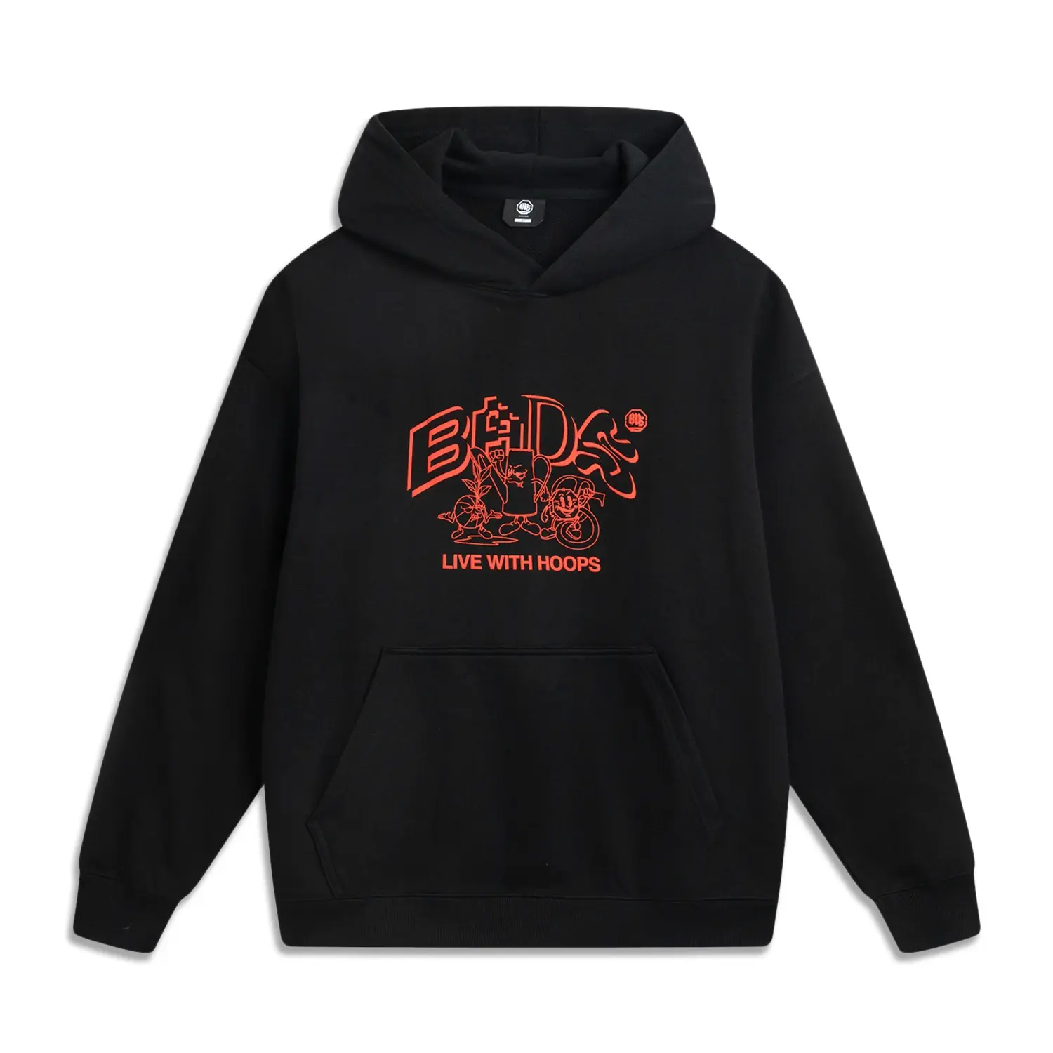 

Толстовка из баскетбольной коллекции мужская LINING, черный