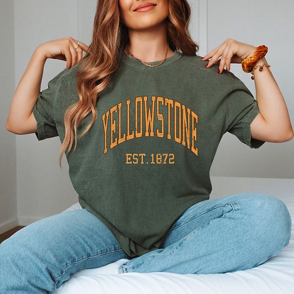 

Футболка Yellowstone est 1872 garment dyed Simply Sage Market, Moss