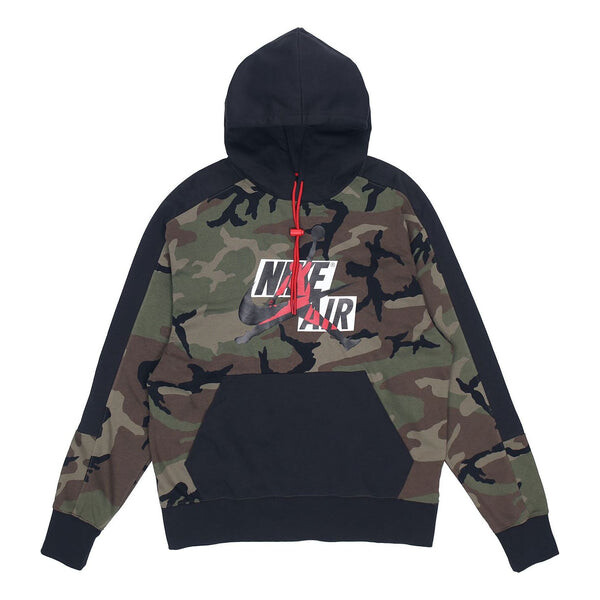 

Толстовка Air Jordan Jumpman Hoodies Classics Camo 'Olive green', зеленый