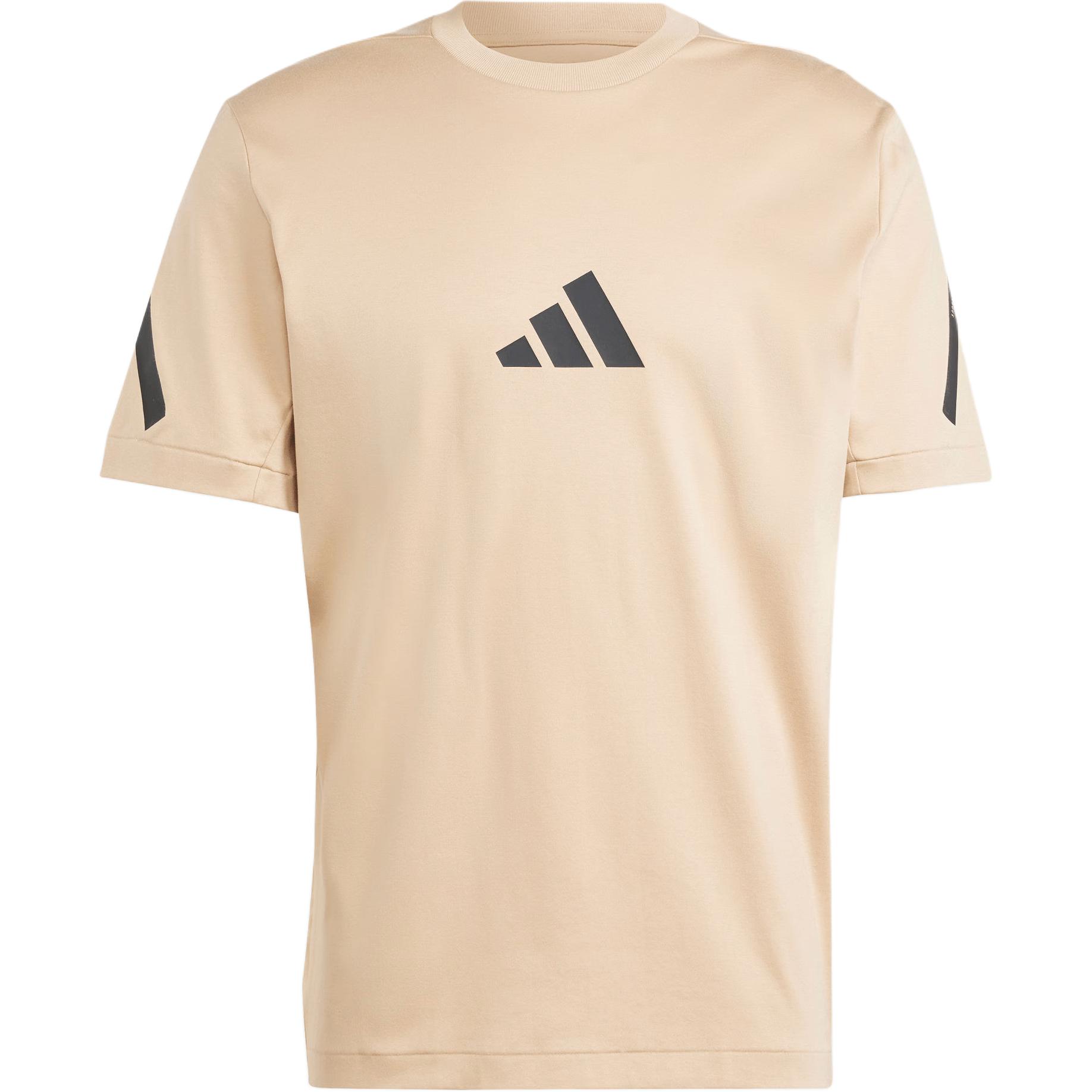 С футболкой AdiClub Z.N.E Adidas, Magic Light Umber — фото 2
