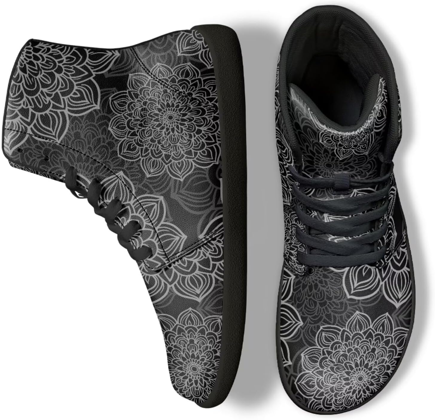 

Кроссовки Binienty Zero Drop с плоской подошвой для мужчин и женщин, из ПУ-кожи, минималистичные, водонепроницаемые, спортивные, черный