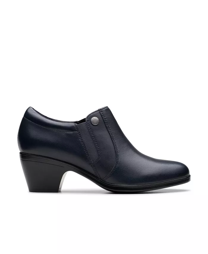 Эмили 2 Рейна Утепленные Ботильоны на Плоской Подошве Clarks, синий — фото 2