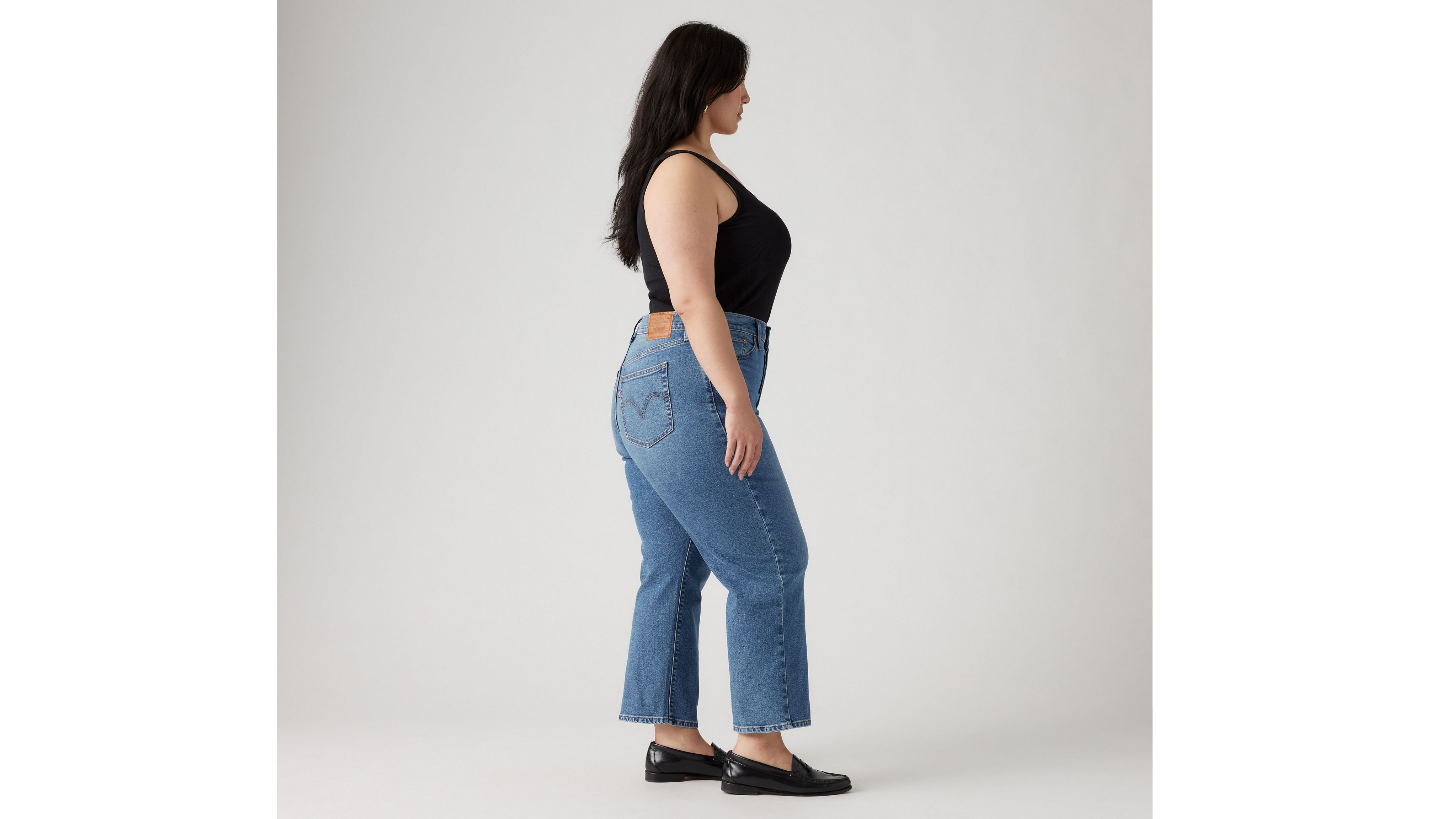 Женские джинсы Wedgie Straight Fit (большие размеры) Levi's, Unstoppable Wear - Dark Wash — фото 2