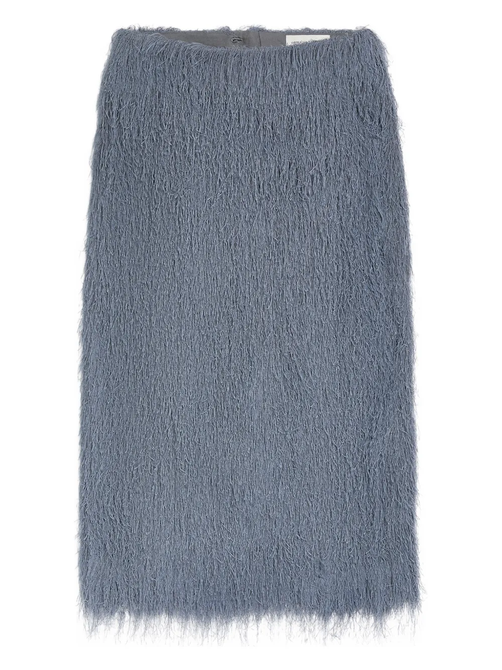 

Юбка с бахромой DRIES VAN NOTEN, серый