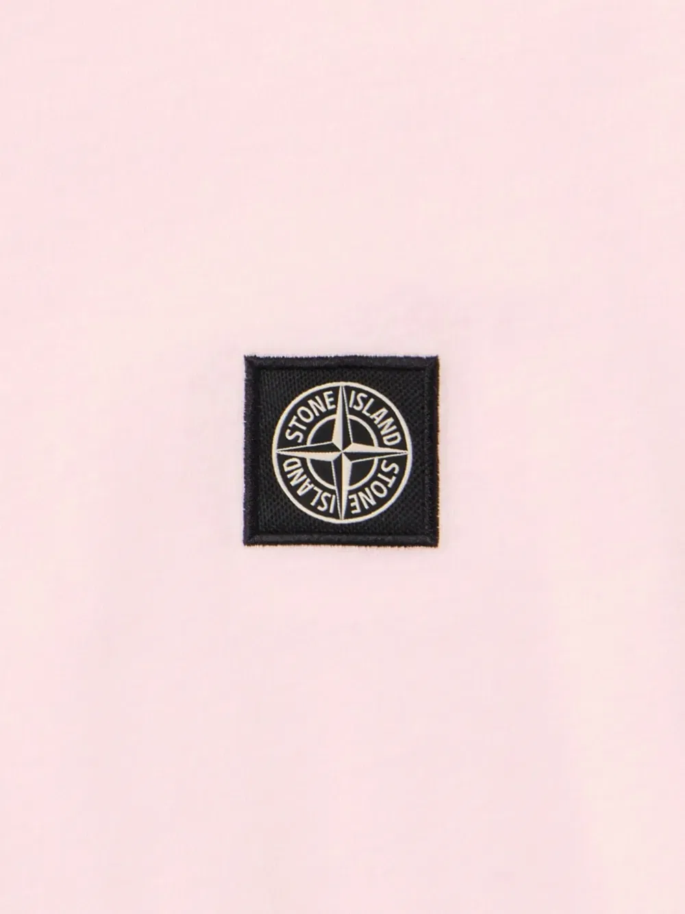 Футболка с нашивкой Compass-Patch Stone Island Junior, розовый — фото 4