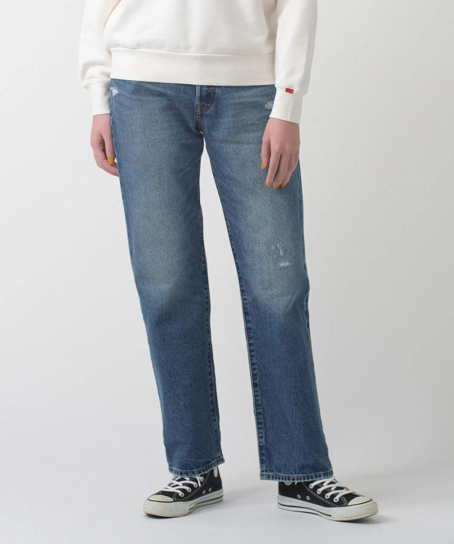 Джинсы Levi's 501 (R) 90-х годов, цвет «средний индиго». — фото 4
