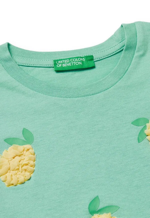 Футболка с принтом United Colors Of Benetton, Green — фото 3