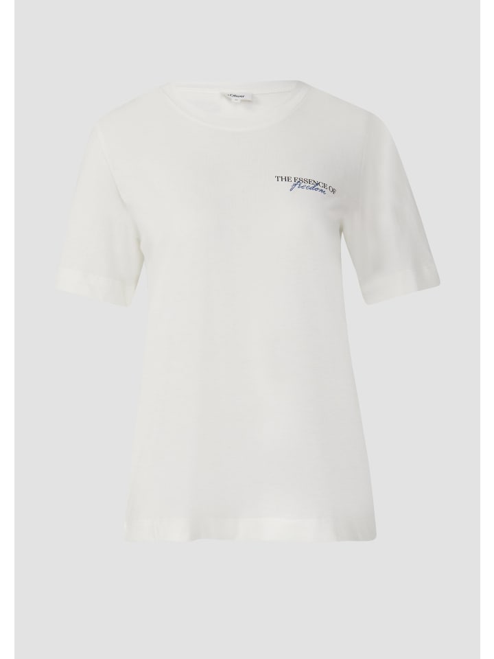 

Футболка s.Oliver, кремовый