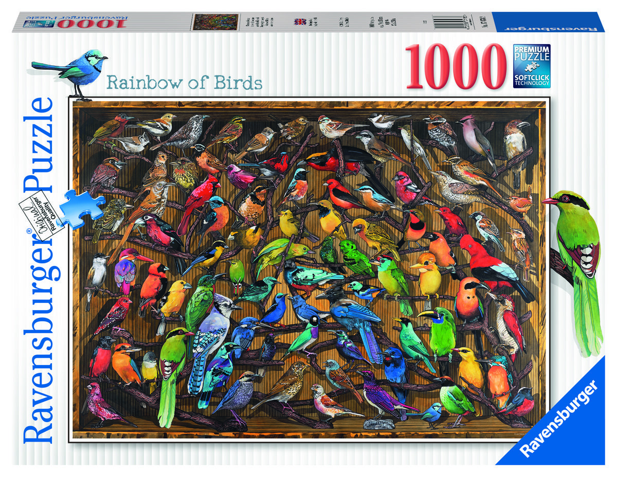 

Ravensburger, пазл, Bird World, 1000 шт.