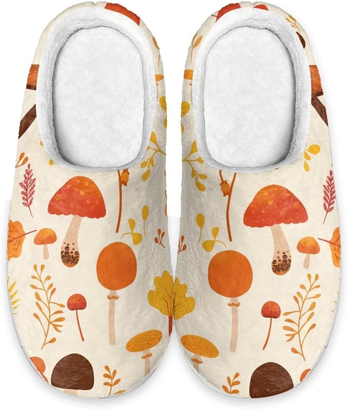 

Милые тапочки Forchrinse с корги для мужчин и женщин, мягкие, теплые, с эффектом памяти, плюшевые, женские тапочки для дома для любителей щенков, оранжевый