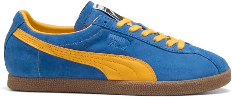 

Мужские кроссовки PUMA Brasil на шнуровке для повседневной носки - оранжевые