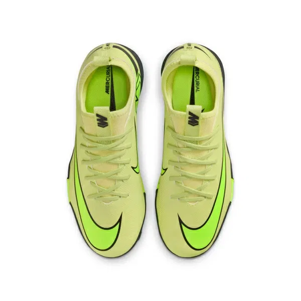Детские футбольные бутсы Nike Mercurial Vapor 16 Academy, лайм (Размер 21.5cm - 33 RU) — фото 2