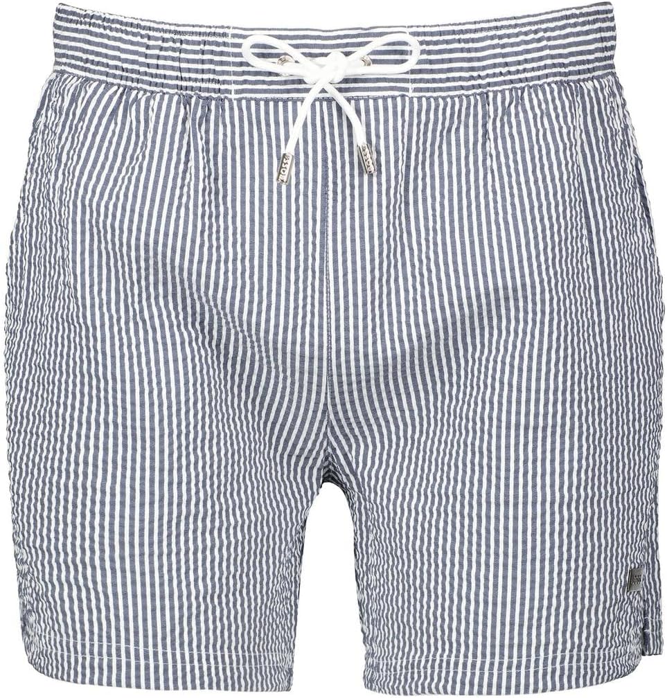 

Мужские плавки-шорты Hugo Boss Velvetfish Black Striped Seersucker, Черный, Мужские плавки-шорты Hugo Boss Velvetfish Black Striped Seersucker