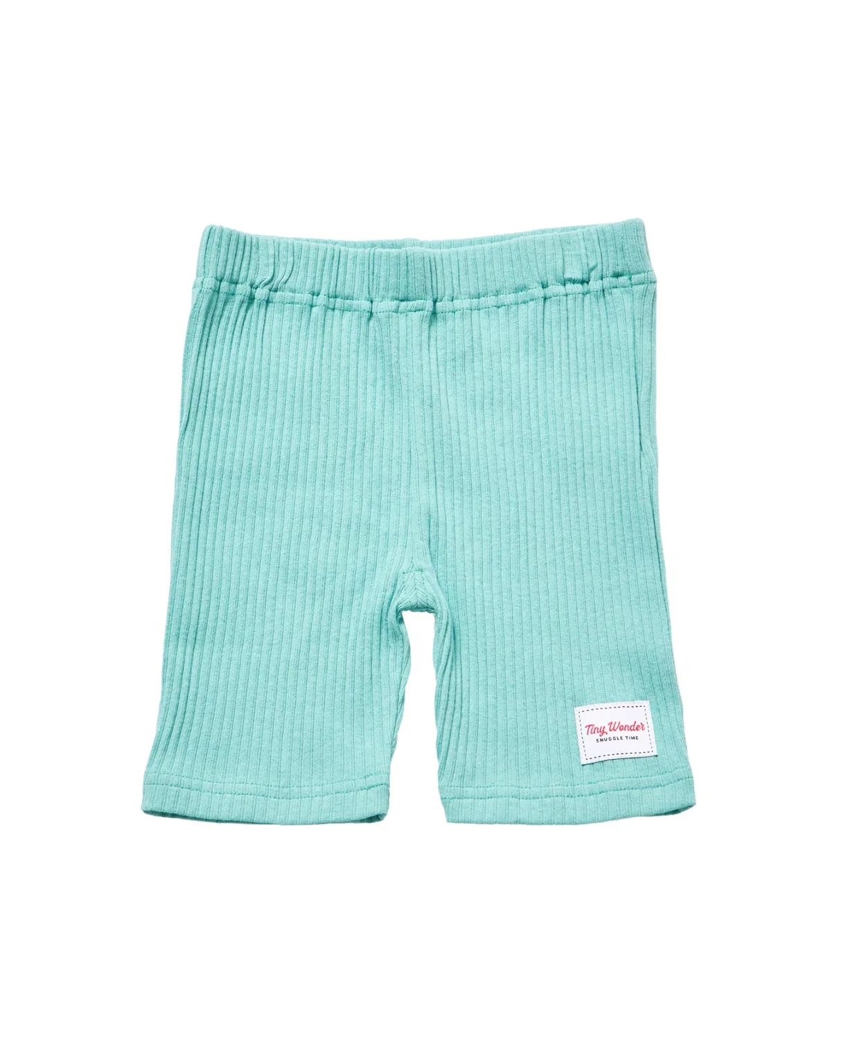 Велосипедки детские Rib Cotton 100 унисекс, хлопок 100%, зеленые