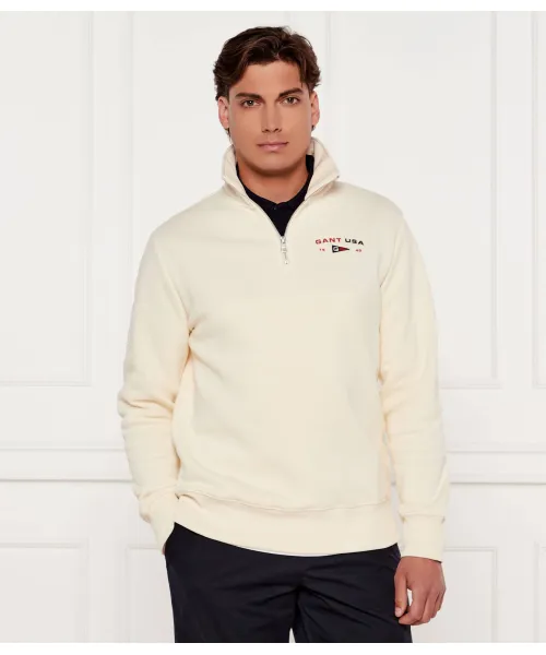 

Толстовка Regular fit Gant, белый