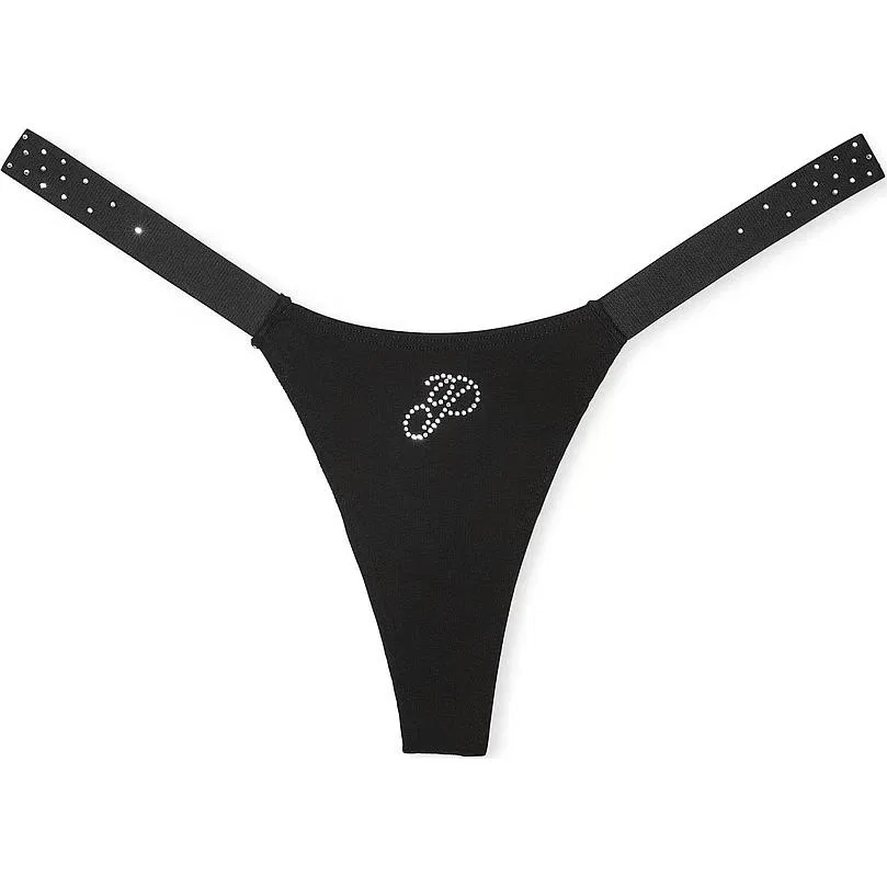 Трусы-стринги женские 1 Pack Victoria's Secret Black