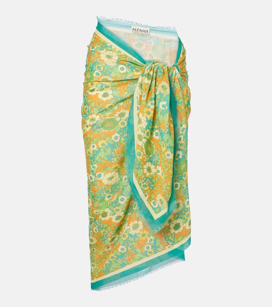 

Джефф хлопковый пляжный топ Alémais, Multi