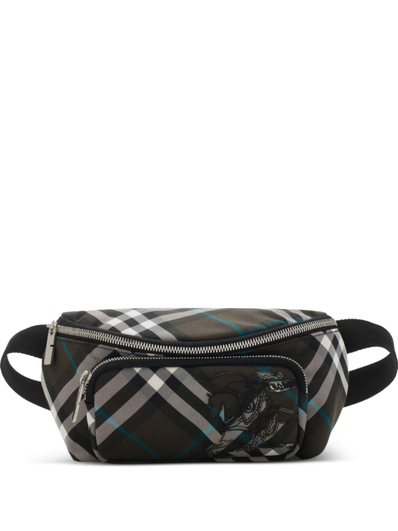 

Маленькая поясная сумка Burberry с узором в клетку, зеленый