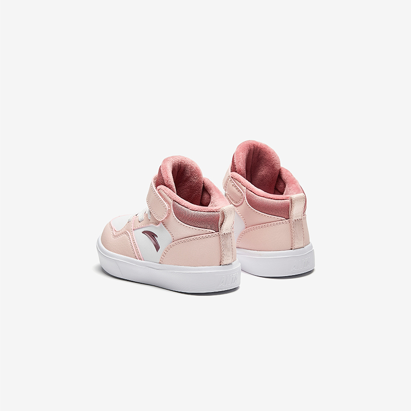 Antakids Легкие амортизирующие теплые высокие детские туфли Halo Pink для младенцев и малышей — фото 3