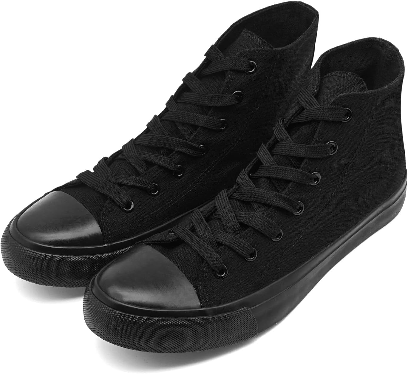 

Кеды на канве rosyclo для женщин и мужчин, высокие кроссовки на шнуровке, модные, удобные, классические повседневные теннисные и прогулочные обувь для женщин, черный