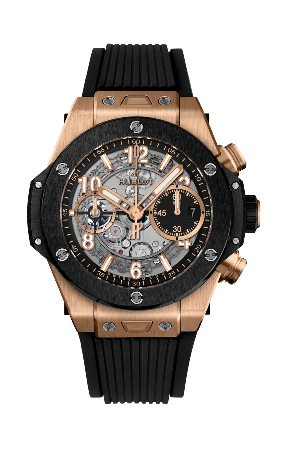 Биг Бэнг Унико Кинг Голд Керамика 42 мм - 441.OM.1181.RX HUBLOT, золотой